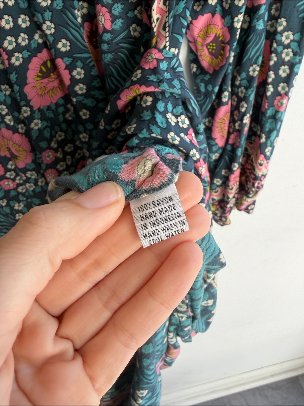 NATALIE MARTIN Floral Caftan Maxi Dress Size Medium - Picture 4 of 6